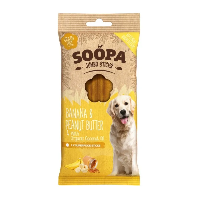 Soopa JUMBO Dentals BANANA & BURRO DI NOCCIOLINE