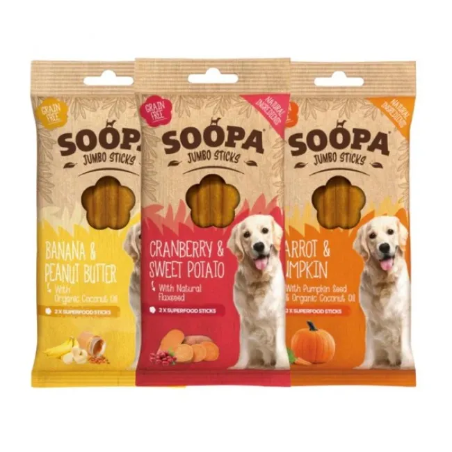 Soopa JUMBO Dentals BANANA & BURRO DI NOCCIOLINE