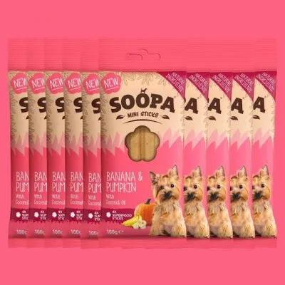 Soopa MINI Dentals BANANA & ZUCCA Soopa MINI Dentals BANANA & ZUCCA